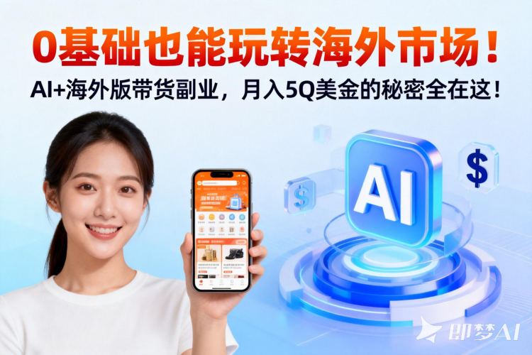 AI+小红书海外版带货副业，月入5Q美金的秘密全在这！-聚林创库